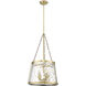 Adabella 5 Light 18.13 inch Vintage Brass Indoor Pendant Ceiling Light